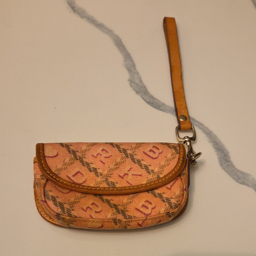 Stylish Pink and Tan Women's Clutch